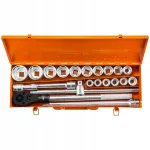 Mutriv&otilde;tmete komplekt 3/4" karbis, 21 tk, 08-061