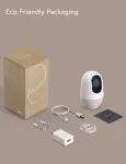 Laste WiFi-kaamera NOOIE, 360&deg;, 1080P HD, &ouml;&ouml;n&auml;gemisega, Alexa tugi