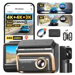DDPAI Z90 Master 4K HDR salvesti es- ja tagumise kaamera ning 4G mooduliga