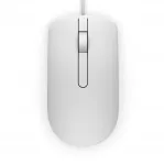 Hiir Dell MS116, optiline, 2 nuppu, rullik, USB, valge