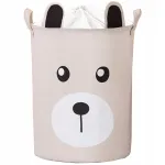 Sipo XL m&auml;nguasjakorv t&otilde;mblukuga, Beige Bear, 43 l, 35 &times; 35 &times; 45 cm