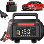 Automaatne aku laadija LCD-ekraaniga, 12V 15A