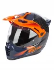 Moto-kiiver Klim Krios Pro MD Echo Gloss Black, oranž, Petrol