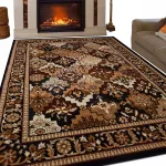 Vaip BCF Shiraz, 200x300 cm, hall/pruun/punakas, ruumi jaoks