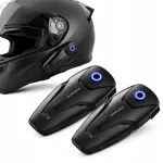 Motorratta Bluetooth 5.3 raadio kahe kasutajaga, FM, ANC m&uuml;rasummutus, toimib kuni 100 km/h