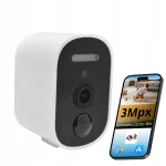 V&auml;ljas traadita WiFi kaamera akuga, 3MP, PIR-andur, microSD kuni 128 GB