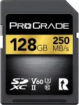 128GB ProGrade Digital SDXC m&auml;lukaart 130MB/s kirjutamis- ja 250MB/s lugemiskiirusega