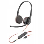 Juhtmega k&otilde;rvaklapid mikrofoniga Poly Blackwire 3225 (Plantronics)