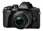 Olympus OM-D E-M10 Mark III kere koos 14-42 mm objektiiviga, must