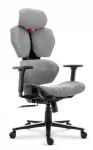 Ergonoomiline kontoritool Hell's Chair HC-1010, hall, kangast, p&ouml;&ouml;rlev