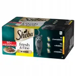 SHEBA Fresh & Fine niiske kassitoit 50x50g, segamaitselised kotikesed kastmes