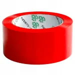 Kleepuv teip BOPP, punane, 48 mm x 90 m, kastide pakkimiseks, 1 tk