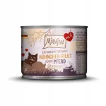 Mjamjam m&auml;rg kassitoit kanarindade ja hobuselihaga, 190 g