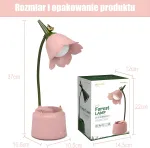 Laualambi LED t&ouml;&ouml;lamp, 3 v&auml;rvirežiimi, USB, puutejuhtimine