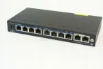 V&otilde;rgul&uuml;liti VONT-SP1008/2, 8 PoE/PoE+ Fast Ethernet porti, 2 lisaportti