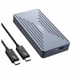 M.2 NVMe SSD korpus USB 4.0, Thunderbolt 4, alumiinium koos silikooniga