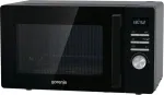 Gorenje MO23A3BH 23L 800W 11 programmiga AquaClean must Solo mikrolaineahi