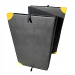 Kokkupandav spordimatt MASTER PE, 200x120x5 cm, must