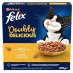 Kassitoit Felix Doubly Delicious kanaliha ja kalkunilihaga, 800 g