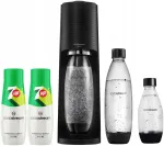 Sodastream Terra must gaseeritud vee valmistaja, 3 pudelit ja 2 7UP siirupit