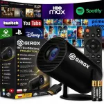 Kaasaskantav FULL HD WiFi projektor 1080P 4K USB kaugjuhtimispuldiga iOS ja Androidile