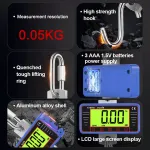 T&ouml;&ouml;stuslikud riputatud kaalud, digitaalsed kraana kaalud 500 kg