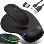 Juhtmevaba hiir SLIM 2.4GHz randmetoega (geelipatjadega)