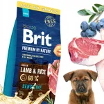 Kuivtoit Brit By Nature Lamb, h&uuml;poallergeeniline lambaliha, 18 kg