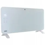 Klaasist elektriradiaator Wi-Fi-ga, 2000 W, Princess, valge, 15&ndash;35 &deg;C