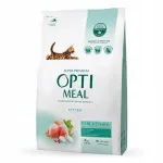 OPTIMEAL kuiv kassipoegade toit kanaga, 4 kg