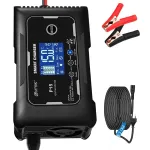 Aku laadija remondifunktsiooniga 12V 15A / 24V 10A, LCD-ekraaniga