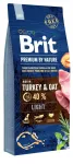 Kuiv koeratoit BRIT PREMIUM BY NATURE LIGHT 15 kg