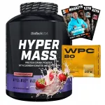 Valguline ja s&uuml;sivesikuline jook BIOTECH HYPER MASS 4000 g NOWmax WPC 30 g-ga