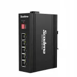 Scodeno XPTN-9000-65-5GT t&ouml;&ouml;stuslik Ethernet l&uuml;liti, DIN-r&ouml;&ouml;baste paigaldus, 5 Gigabit Ethernet porti