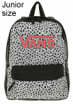 Seljakott Vans Realm, must/valge, dalmaatsia muster