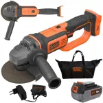 Nurklihvmasin 18V 125 mm 4.0Ah kott Black & Decker BCG720M1