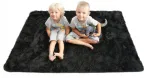 Laste libisemiskindel vaip, must, 140x200 cm, pehme