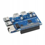 USB 3.2 Gen1 laiendusmoodul 3x USB ja 1x Gigabit Ethernet HUB-iga