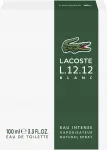 LACOSTE L.12. BLANC EAU INTENSE tualettvesi 100 ml