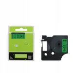 Dymo D1 45019 m&auml;rkelint, 12 mm x 7 m, roheline musta tekstiga, S0720590