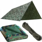 Tekk MORO, 2x3 m, 30 m paracord n&ouml;&ouml;riga, survival ja bushcraft