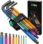 V&otilde;tmete komplekt pallotsakestega 1,5&ndash;10 mm Hex-Plus Wera Multicolour