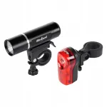 Jalgratta lampe komplekt ees ja taga LED AAA Rebel URZ0015