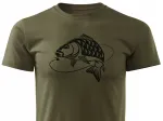 Kalamehe s&auml;rk karbiga, v&auml;rv military green, suurus S