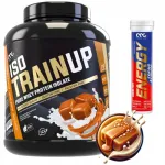 MUSCLE CLINIC ISO TRAIN UP valgupulber 2250 g, 92 g valku, 0 g suhkrut, soolase karamelli maitsega