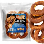 Koerte maiuse r&otilde;ngad veise- ja lambalihaga UniQ Pets, 500 g