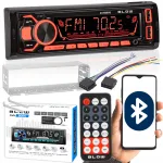 Auto raadio 1-DIN Bluetoothi, USB, SD ja puldiga
