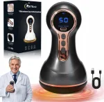 Vibratsiooniga keha massaažiseade Vibrastone, must, laaditav