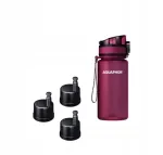 Aquaphor City 0,35 l veefiltriga pudel 3 filtriga, burgundiapunane