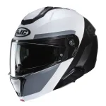 Motorratturi kiiver HJC I91 BINA, valge/must, L